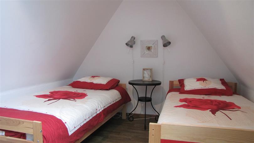 Chambre quadruple avec 2 lits simple pres des Chaudes Aigues - Clos de Banes