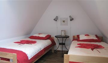 Chambre quadruple avec 2 lits simple pres des Chaudes Aigues - Clos de Banes