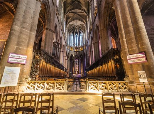 Cathedrale de Rodez en Aveyron proche du Clos de Banes