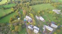 Vue aérienne du camping Clos de Banes