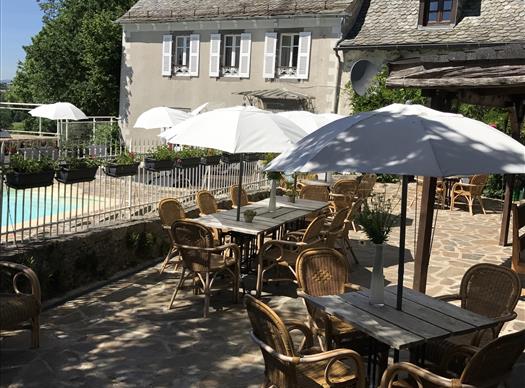 Terrasse ombragée - Clos de Banes