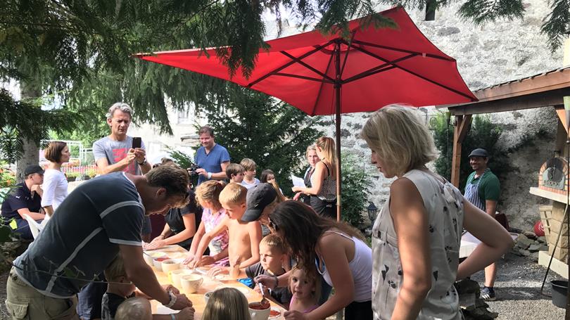 animation création pizza pour les enfants